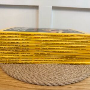 1996 National Geographic Magazine Collection Full Set